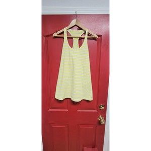 Lululemon Yellow Sizzle Print Tank Top, Size 10